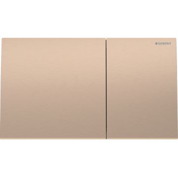 Clapeta actionare Geberit Sigma70 otel rosu auriu