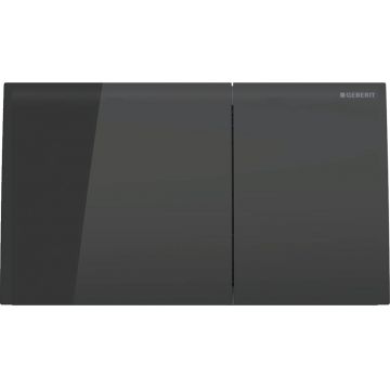 Clapeta actionare Geberit Sigma70 sticla negru