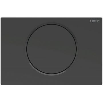 Clapeta actionare start/stop Geberit Sigma10 negru mat - detalii negru lucios