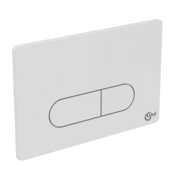 Placa de actionare WC Ideal Standard Oleas M1, 234 x 154 mm, alb - R0115AC