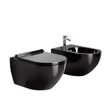 Set bideu si vas wc Veldman Mousse Vera Negru