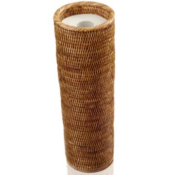 Suport rezerva hartie igienica Decor Walther Basket ERH h 44.5cm rattan inchis