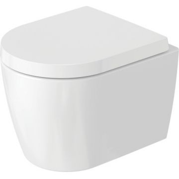 Vas wc Duravit ME by Starck Rimless 37x48cm WonderGliss alb mat