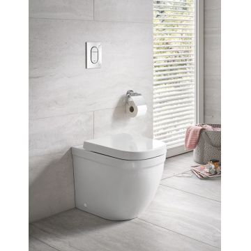 Vas WC Grohe Euro Ceramic, montare pe podea, rezervor incastrat, Triple Vortex, alb - 39339000
