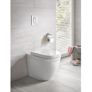 Vas WC Grohe Euro Ceramic, montare pe podea, rezervor incastrat, Triple Vortex, alb - 39339000 la reducere