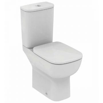 Vas wc pe pardoseala pentru rezervor asezat Ideal Standard Esedra, evacuare laterala, alb - T283401 la reducere