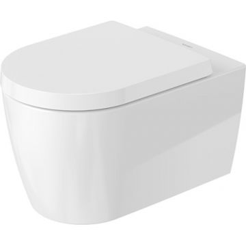 Vas wc suspendat Duravit Me by Starck Rimless 37x57cm WonderGliss la reducere