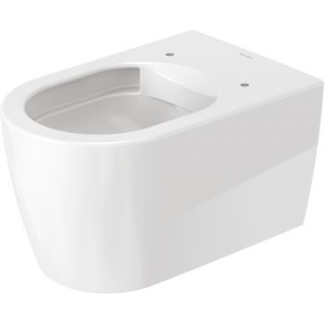 Vas wc suspendat Duravit Me by Starck Rimless 57x37cm finisaj WonderGliss alb mat la reducere