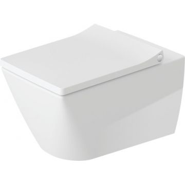 Vas wc suspendat Duravit Viu Rimless 37x57cm alb la reducere