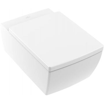 Vas WC suspendat Villeroy & Boch Memento 2.0 CeramicPlus DirectFlush 56x37.5cm Alb Alpin la reducere