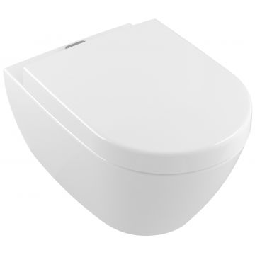 Vas WC suspendat Villeroy & Boch Subway 2.0 ViFresh CeramicPlus56x37cm DirectFlush si suprafata AntiBac alb Alpin