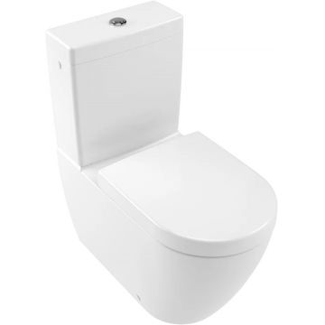 Vas WC Villeroy & Boch Subway 2.0 CeramicPlus DirectFlush back-to-wall 71x37cm Alb Aplin la reducere