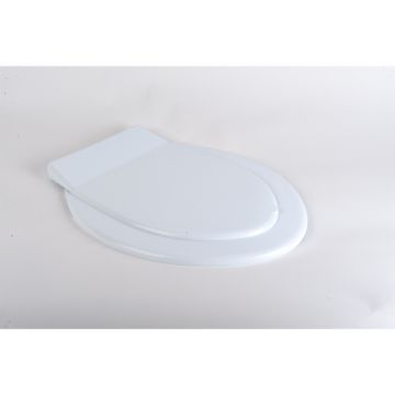 Capac pentru WC Romtatay Mono, plastic, oval, alb