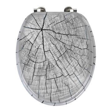 Capac WC din lemn Wenko Wood, 42,5 x 37 cm