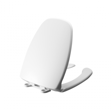 Capac WC, Turkuaz, polipropilena, 44,5 x 36 cm , alb