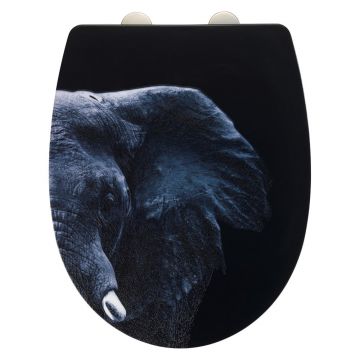 Capac WC Wenko Elephant, negru