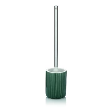 Perie de toaletă din ceramică Kela Ava, verde