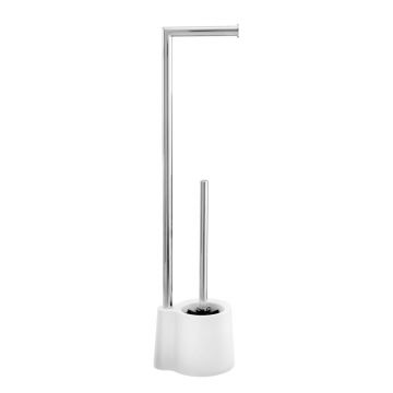 Perie de toaletă Wenko Avola, alb