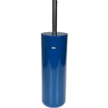 Perie WC MSV Inagua, plastic, albastru, 9.3 x 35.5 cm