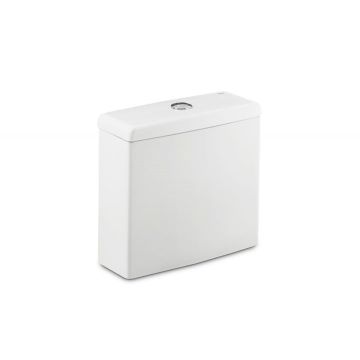 Rezervor wc Roca Meridian cu dubla comanda pentru vas wc back -to-wall alimentare inferioara alb