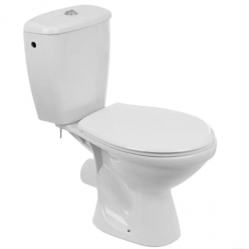 Set compact WC cu evacuare laterala Kolo Idol, ceramica, alb, 3/6 l, 76.5 x 63 x 38 cm