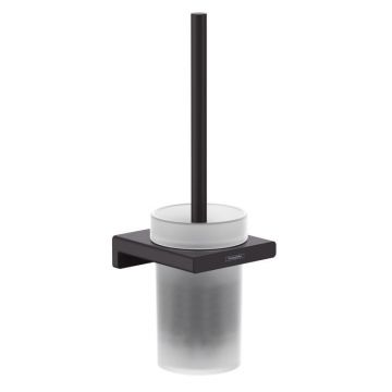 Set perie WC Hansgrohe AddStoris, negru mat - 41752670