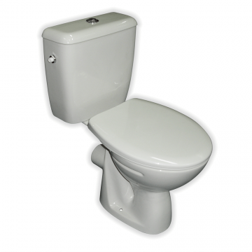 Set vas WC Fayans, capac si rezervor Mira, 355 x 610 mm