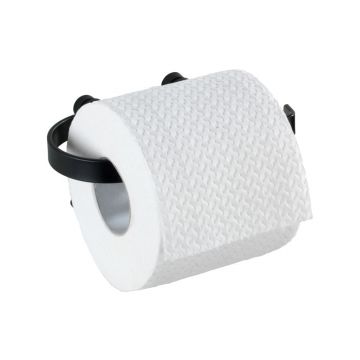 Suport de perete pentru hârtie igienică Wenko Classic Plus, negru
