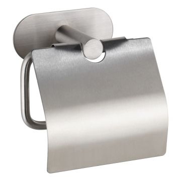 Suport oțel inoxidabil pentru hârtie igienică fără sistem de prindere cu șurub Wenko Turbo-Loc® Orea Cover