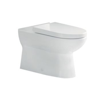 Vas WC + capac CeraStyle Bella 18800-w, evacuare laterala, alb, 390 x 545 x 360 mm