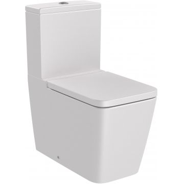 Vas wc Roca Inspira Square Rimless back-to-wall 375x645mm perla