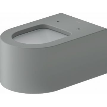 Vas wc suspendat Duravit Millio DuroCast interior ceramic alb cu HygieneGlaze gri mat la reducere