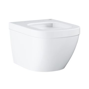 Vas wc suspendat Grohe Euro Ceramic Rimless Compact 37.4x49cm PureGuard Triple Vortex alb