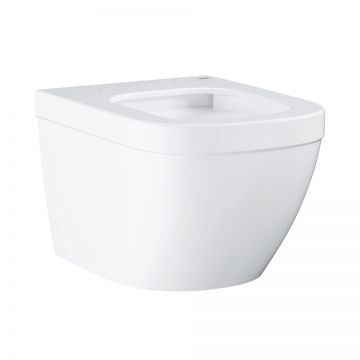 Vas wc suspendat Grohe Euro Ceramic Rimless Compact 37.4x49cm fixare ascunsa alb la reducere