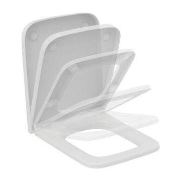 Capac WC Ideal Standard Atelier Blend Cube softclose alb lucios