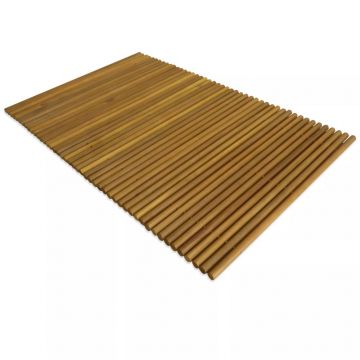 Covor de baie lemn de acacia 80 x 50 cm