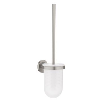 Perie wc cu suport de perete Grohe Essentials supersteel