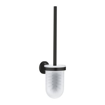 Perie wc cu suport de perete Grohe Start matte black