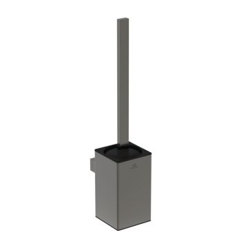 Perie WC Ideal Standard Atelier Conca design patrat gri Magnetic Grey