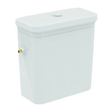 Rezervor pe vas WC Ideal Standard Atelier Calla cu alimentare laterala alb lucios