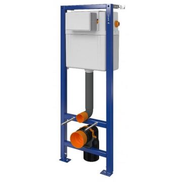 Rezervor wc incastrat 40 cm Cersanit Aqua 02 cu set fixare inclus