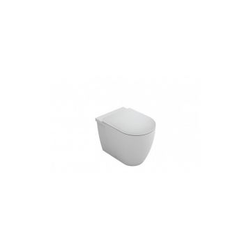 Set vas WC pe pardoseala Gala Coral BTW cu capac softclose alb
