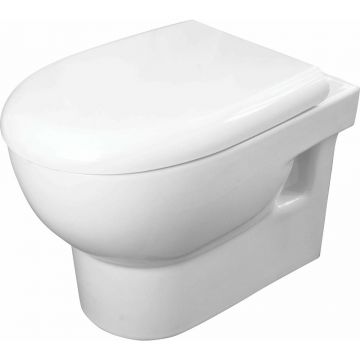 Set vas WC suspendat Deante Avis si capac softclose alb
