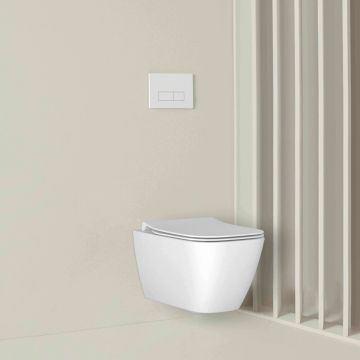 Set vas WC suspendat Ideal Standard I.life B alb si capac slim softclose