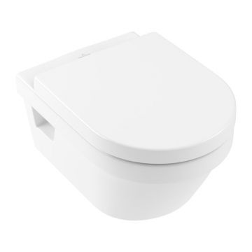 Set vas WC suspendat Villeroy&Boch Architectura rimless alb cu capac softclose