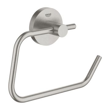 Suport hartie igienica Grohe Essentials crom periat Supersteel
