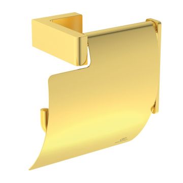 Suport hartie igienica Ideal Standard Atelier Conca cu protectie auriu periat