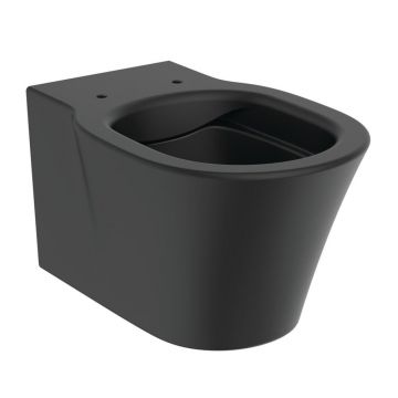 Vas wc suspendat Ideal Standard Connect Air rimless negru mat