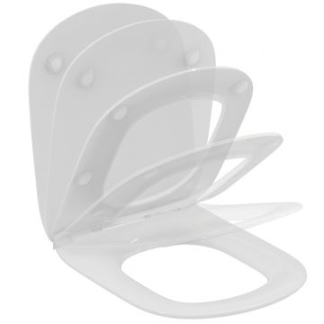 Capac WC Ideal Standard Tesi slim cu inchidere lenta
