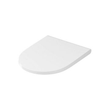 Capac WC soft-close alb Cersanit Larga oval